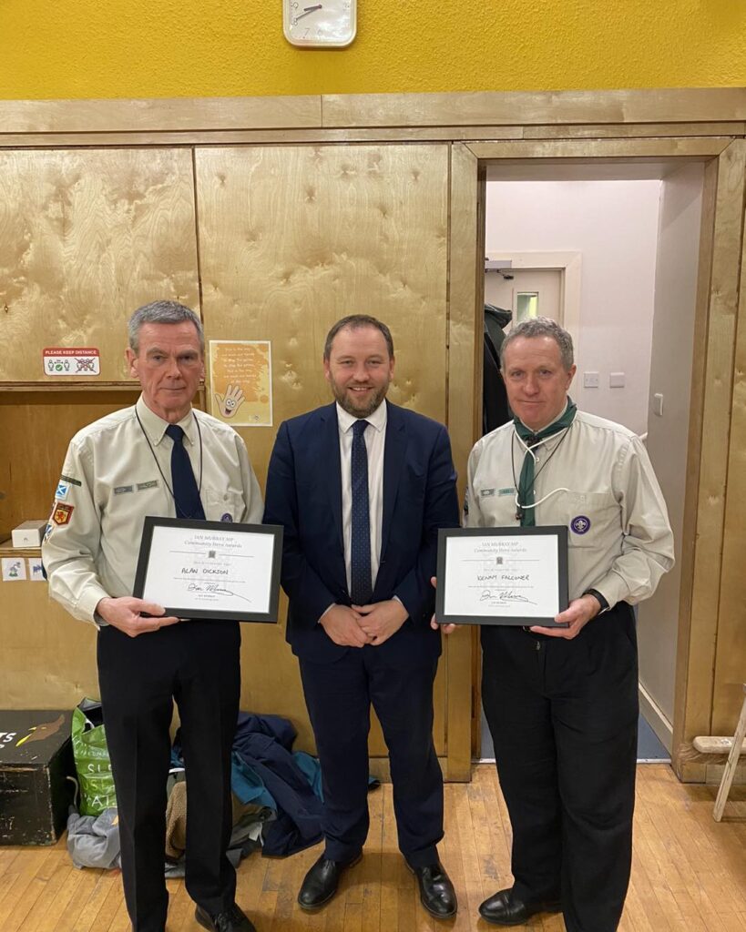 I loved meeting Alan and Kenny and giving them the recognition they deserve.