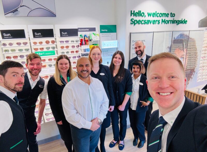 The Specsavers Morningside team.