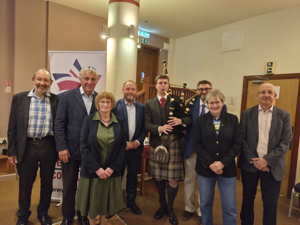 Meeting with the delegates of the Board of Deputies.